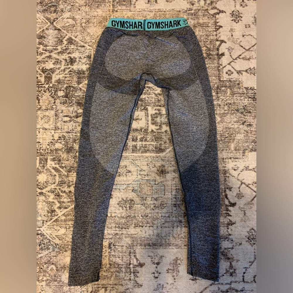 Gymshark Flex Leggings In Charcoal Size Medium - image 2